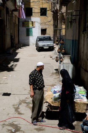 Téléchargez les photos : Rue de la ville à Alexandrie, Egypte - en image libre de droit