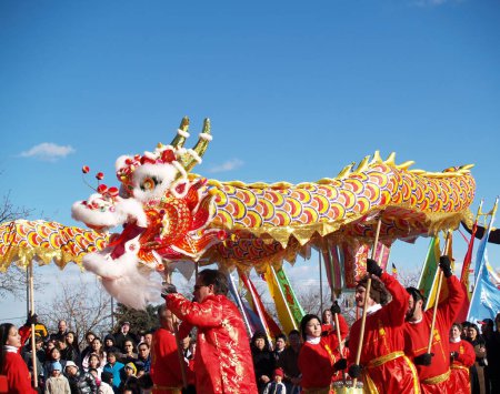 Foto de Celebration of chinese new year celebration - Imagen libre de derechos