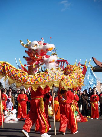 Photo for Celebration of chinese new year celebration - Royalty Free Image