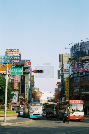 Photo for Street view of Hsinchu, city of Taiwan - Royalty Free Image