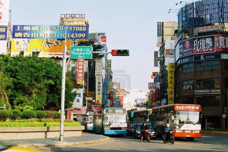 Photo for Street view of Hsinchu, city of Taiwan - Royalty Free Image