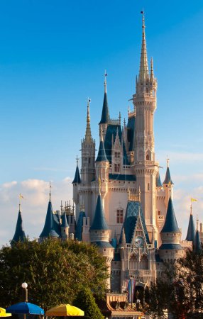 Téléchargez les photos : Disney Magic Kingdom vue panoramique - en image libre de droit