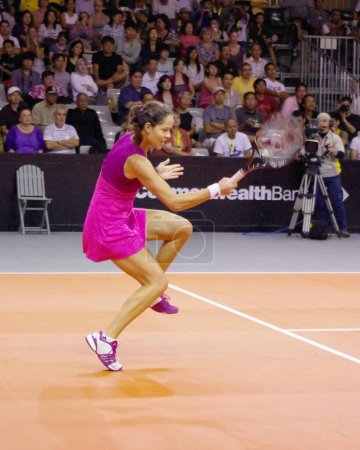 Téléchargez les photos : Ana Ivanovic dans l'action Tennis - en image libre de droit