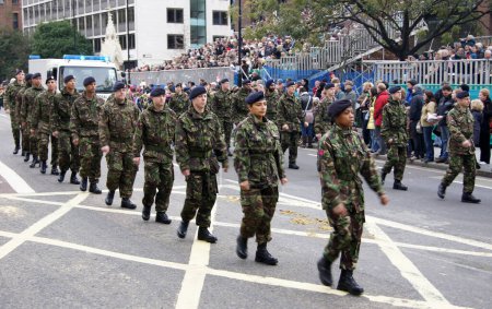 Téléchargez les photos : Military At The Lord Mayors Show Central London, 13 novembre 2010 - en image libre de droit