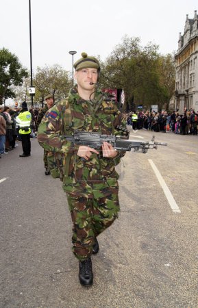 Téléchargez les photos : Military At The Lord Mayors Show Central London 13 novembre 2010 - en image libre de droit