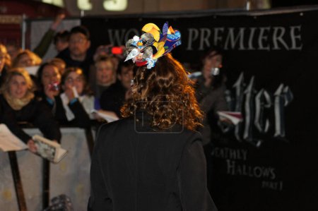 Foto de Natalia Tena en el estreno de Harry Potter y las Reliquias de la Muerte en el centro de Londres 11 noviembre 2010 - Imagen libre de derechos
