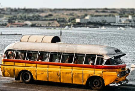 Photo for Old Bus on Malta island - Royalty Free Image