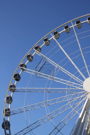Téléchargez les photos : Manchester eye, grande roue, lieu de voyage sur fond - en image libre de droit