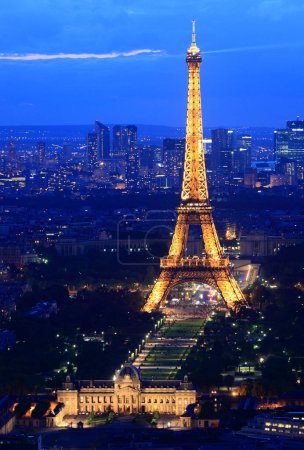 Téléchargez les photos : Tour Eiffel Paris nuit - en image libre de droit