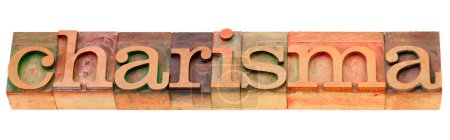 Foto de Carisma palabra tipografía tipo sobre fondo, primer plano - Imagen libre de derechos