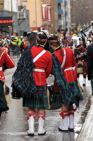 Foto de Desfile del día de San Patricio en Montreal - Imagen libre de derechos