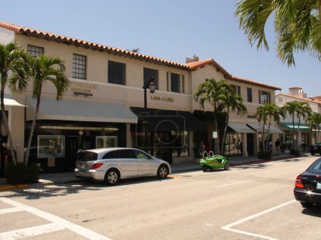 Foto de Vista general del espacio urbano de Palm Beach, Florida, EE.UU. - Imagen libre de derechos