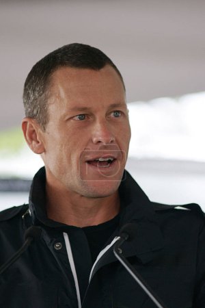 Foto de Retrato de Lance Armstrong - Imagen libre de derechos