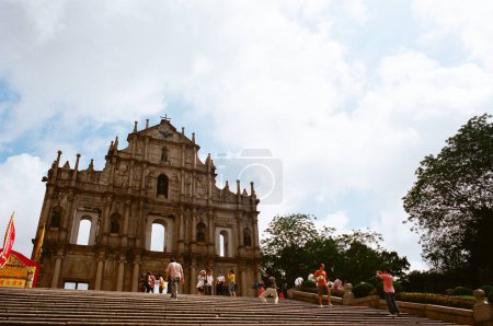 Photo for Ruins of Saint Paul's Cathedral in Macau - Royalty Free Image