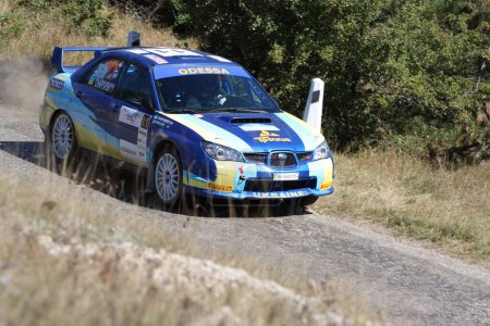 Foto de Car at Rally the European championship - Imagen libre de derechos