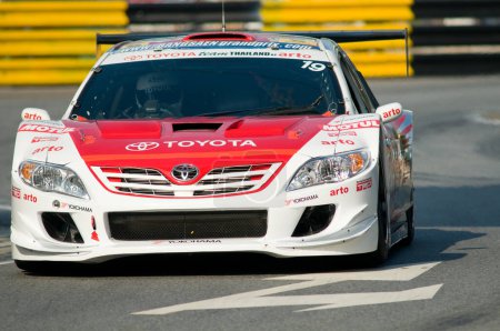 Photo for Car race during Bang Saen Speed Festival 2010 on November 13, 2010. Thailand. - Royalty Free Image