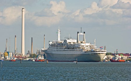 Photo for Last voyage of SS Rotterdam - panorama - Royalty Free Image