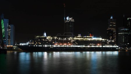 Photo for Cruiseship Queen Victoria by night - Royalty Free Image