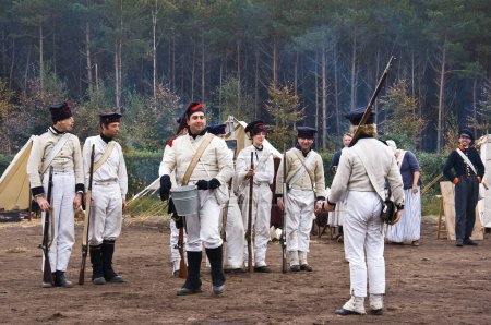 Photo for Re-enactment: Replay of Napoleonic period - Royalty Free Image