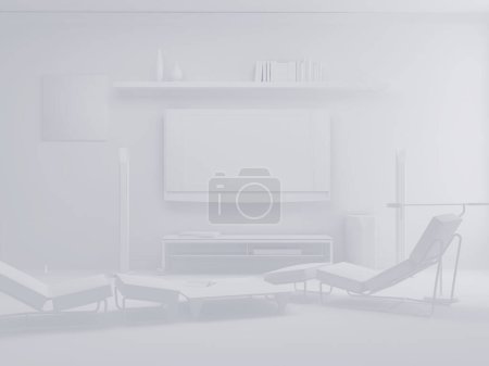 Photo for Apartment interior in white - Royalty Free Image