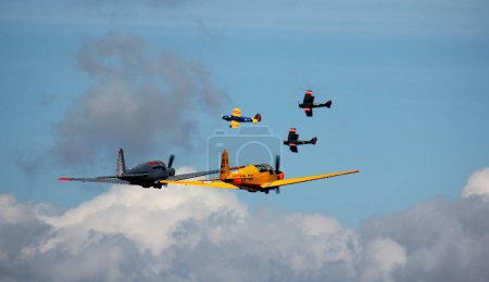 Photo for Military Airplanes During Air Show - Royalty Free Image