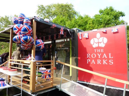 Photo for Royal Wedding Merchandise Shop In St James Park 26 April 2011 - Royalty Free Image