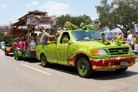 Photo for Houston Art Car Parade 2011. creative custom car carnival - Royalty Free Image