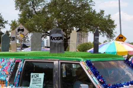 Foto de 2011 Art Car Parade, festival callejero en Houston - Imagen libre de derechos