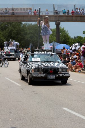 Photo for Houston Art Car Parade 2011. creative custom car carnival - Royalty Free Image
