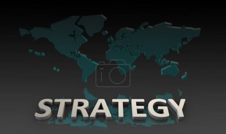 Photo for Global Strategy, 3d illustration - Royalty Free Image