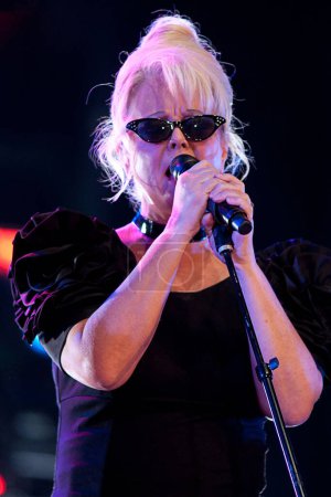 Photo for The B-52s performing on the stage - Royalty Free Image