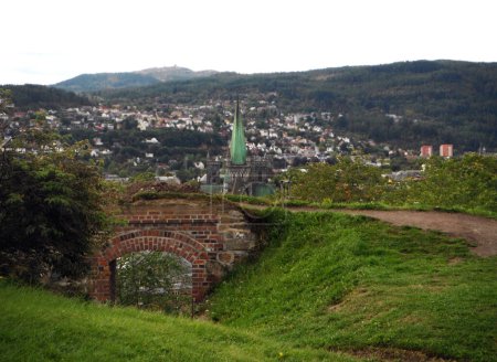 Téléchargez les photos : Trondheim Vue sur la ville en Norvège - en image libre de droit