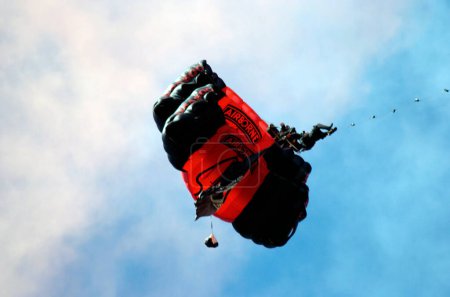 Photo for Sky divers bottom view - Royalty Free Image