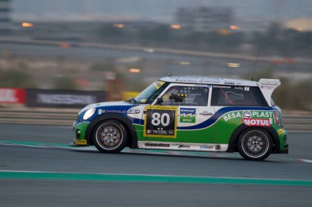 Photo for Racing speed car at 24 Hour Race at Dubai Autodrome on January 14, 2012 - Royalty Free Image