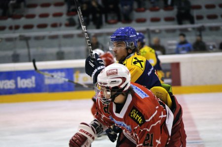 Photo for Hockey players on ice, Austria - Royalty Free Image