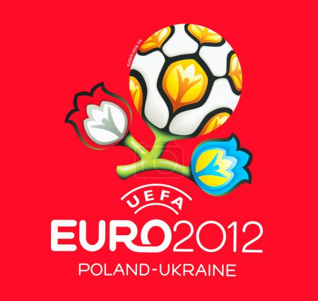 Téléchargez les photos : Logo officiel de l'uefa euro 2012 - en image libre de droit