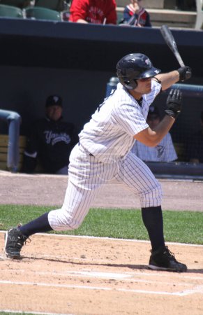 Photo for "Scranton Wilkes Barre Yankees batter #21 Jesus Montero". Baseball Game Concept - Royalty Free Image