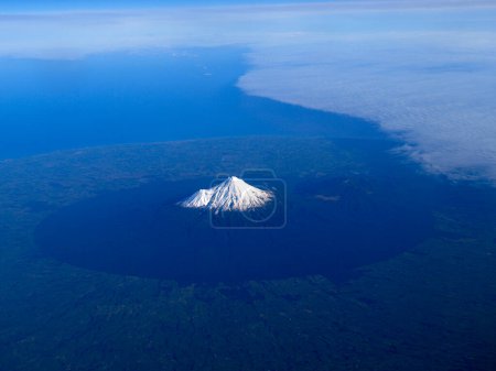 Foto de Monte Taranaki o Monte Egmont de Nueva Zelanda - Imagen libre de derechos