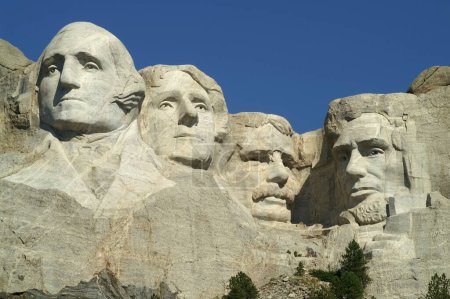 Foto de Cuatro Presidentes en el Monumento Nacional Mount Rushmore - Imagen libre de derechos