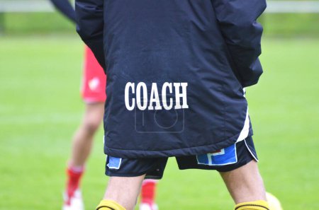 Photo for Coach at football club - Royalty Free Image