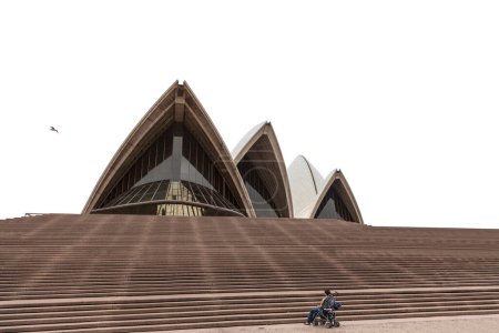 Photo for Sydney Opera House on white background - Royalty Free Image