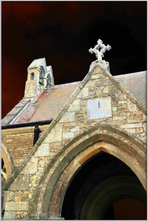 Photo for Cropped of beautiful historical church - Royalty Free Image