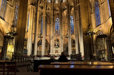 Foto de Catedral de Santa Eulalia en Barcelona - Imagen libre de derechos