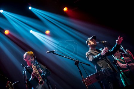 Photo for Band Czeslaw Spiewa perform on stage - Royalty Free Image