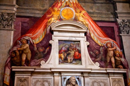 Foto de Tumba de Miguel Ángel Basílica de Santa Croce Florencia Italia - Imagen libre de derechos