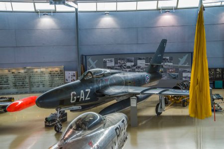 Photo for Republic rf-84f thunderflash in museum - Royalty Free Image