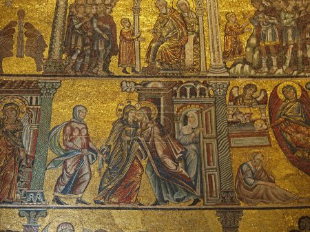 Foto de El Baptisterio de Florencia, también conocido como el Baptisterio de San Juan, Florencia, Italia - Imagen libre de derechos