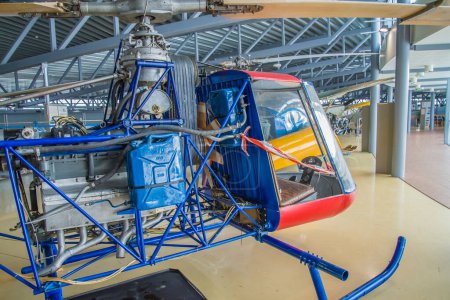 Photo for Kjeller pk x-1 helicopter in museum - Royalty Free Image