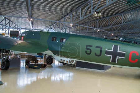 Photo for Aircraft type, heinkel he 111 in museum - Royalty Free Image