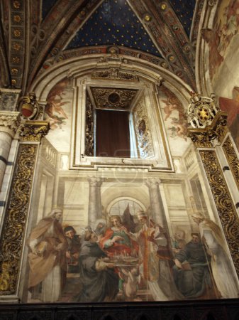 Foto de Siena, vista del interior de la catedral - Imagen libre de derechos